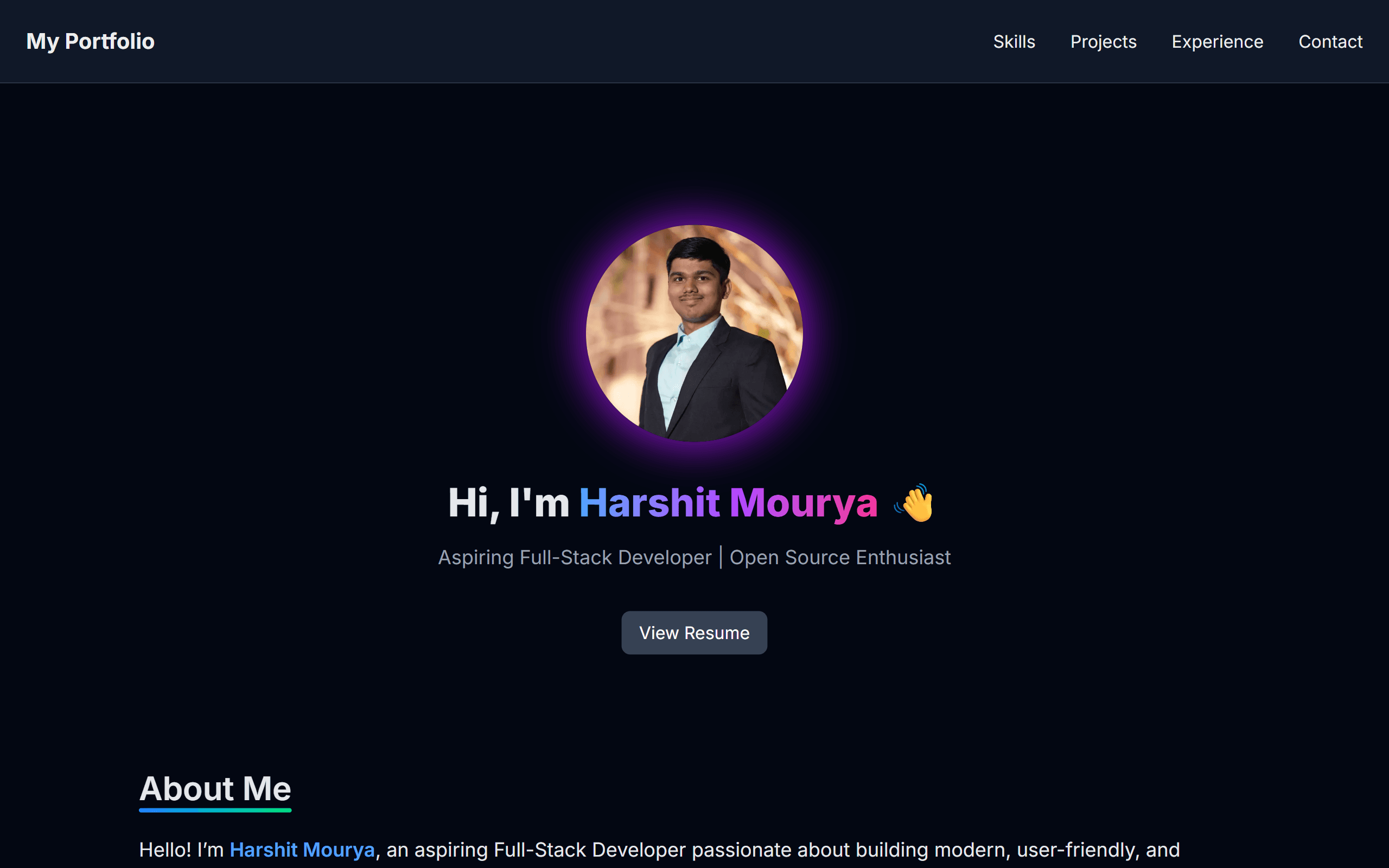 Portfolio Website