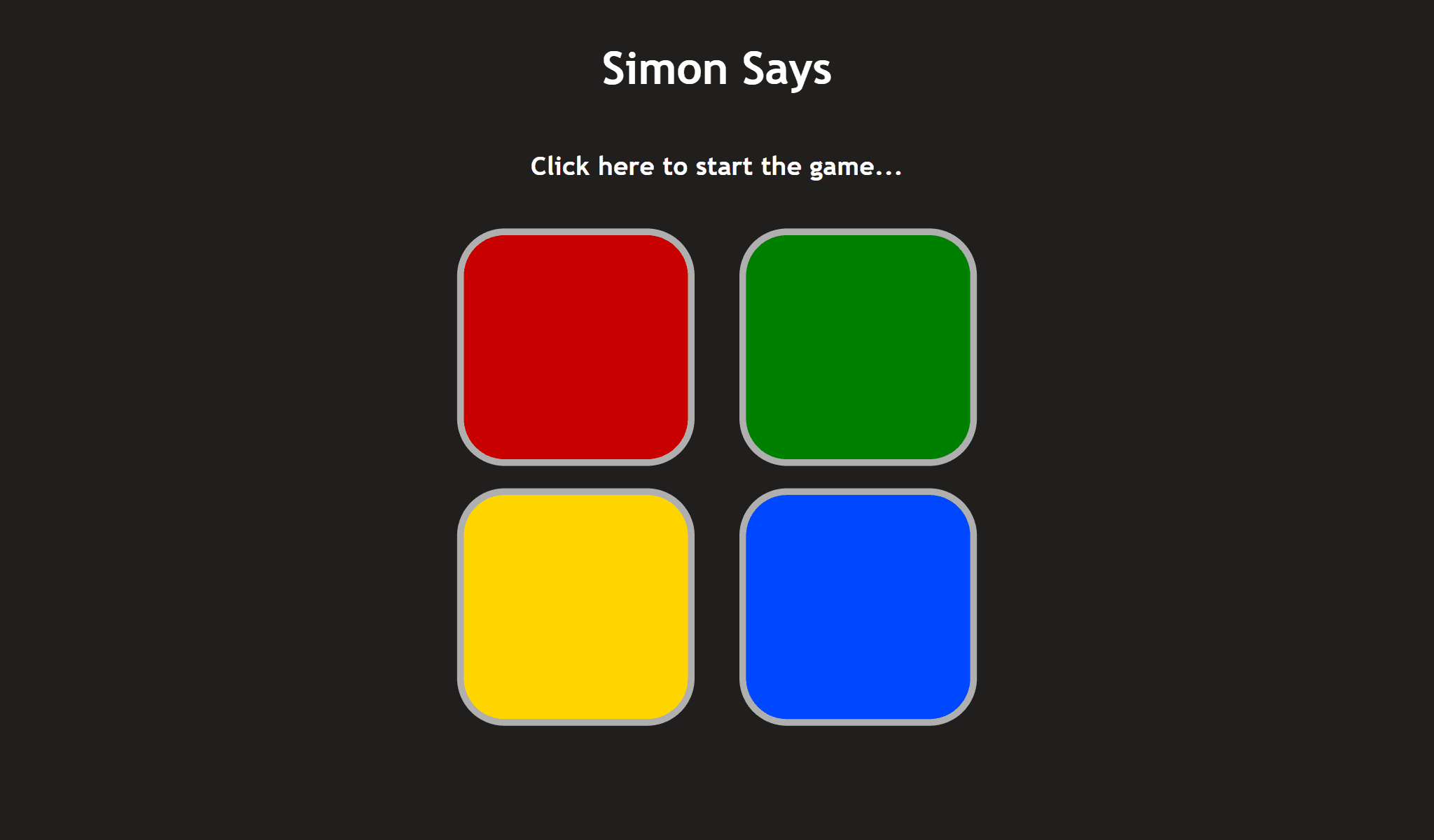 Simon Says Game