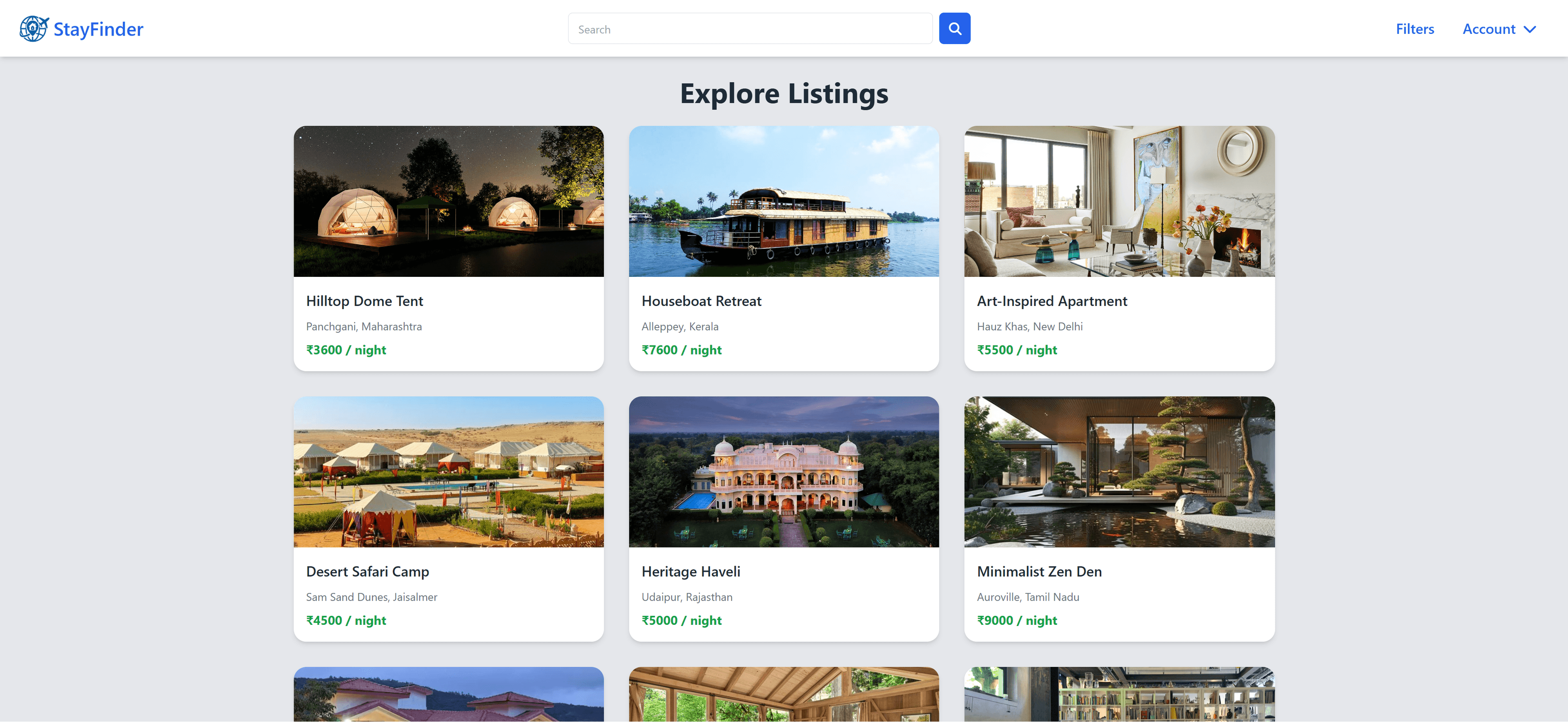 StayFinder
